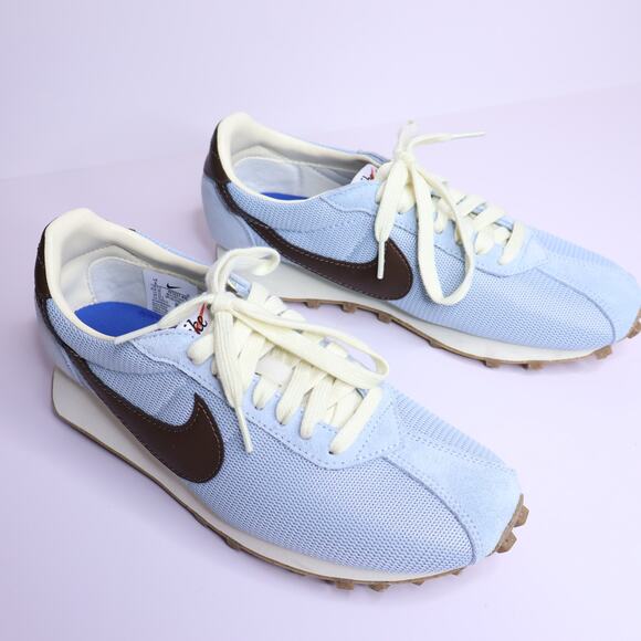 NIKE LD-1000 Low Cut Sneakers Light Blue Milk Brown Running Active Women's 8 - Picture 6 of 8